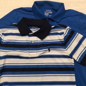 2 excellent Boy’s RL polo performance shirts